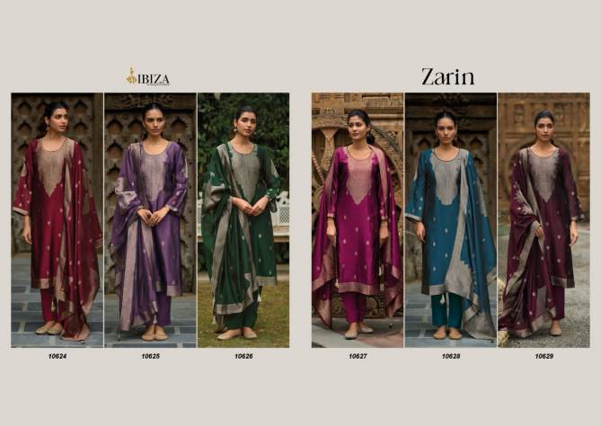 Zarin By Ibiza Banglory Silk Designer Salwar Kameez Wholesale Market Surat